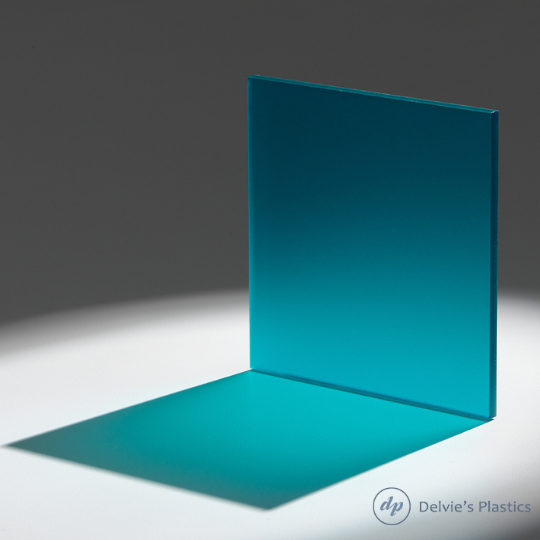 Soft Teal Plastiblurs Acrylic Sheet
